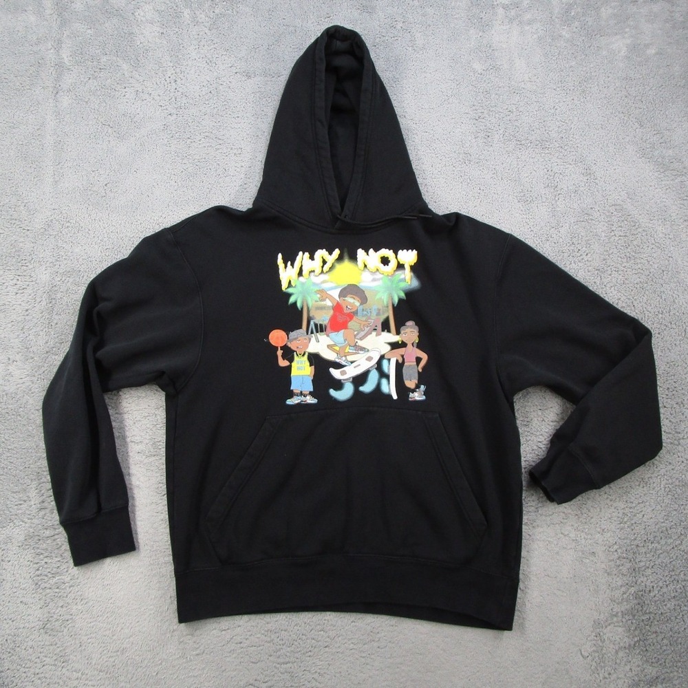 Jordan Russell Westbrook Why Not Graphic Hoodie Black DC8146-010 Mens Large